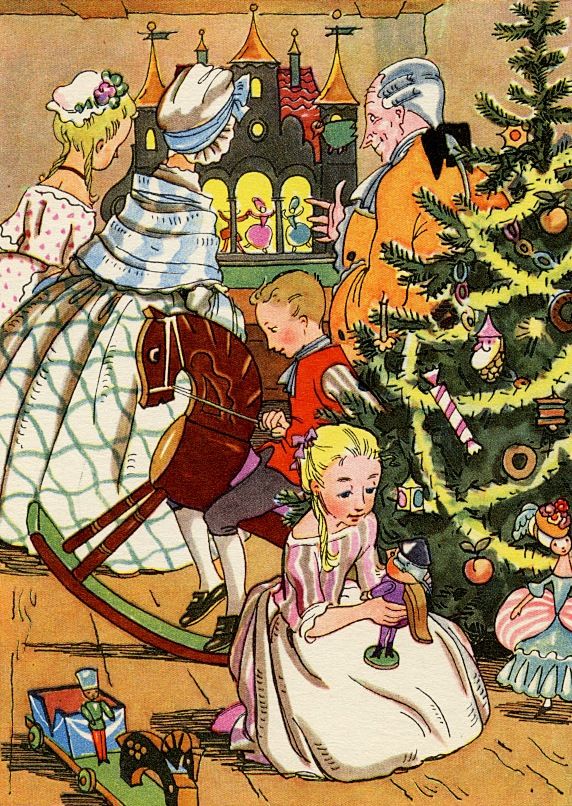 Иллюстрации Ники Гольц. Набор из 12 открыток 1973 г.; Изд-во: М.: Советский художник