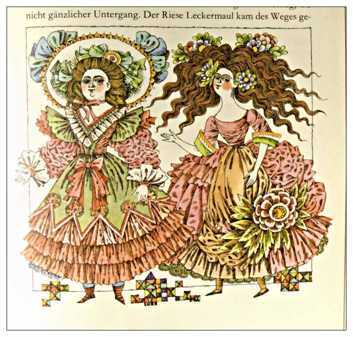 Иллюстрации Eva Johanna Rubin, ГДР, 1976 г.