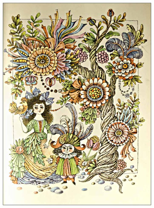 Иллюстрации Eva Johanna Rubin, ГДР, 1976 г.